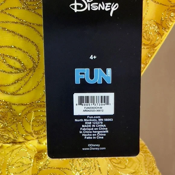 Disney's Beauty and the Beast Belle Costume for Girls NEW TAGS Child Size Medium - Picture 4 of 15